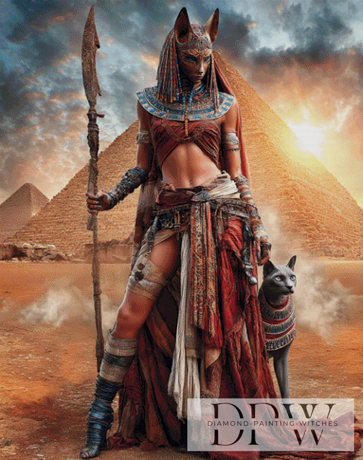 Pixxel PicsによるTribal Bastet（210色）