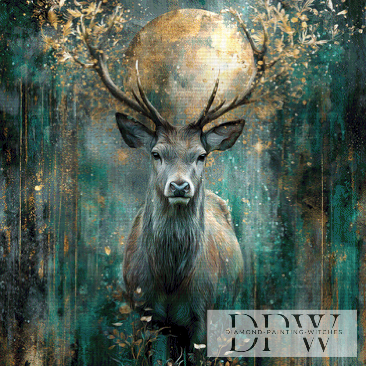Elly_A.I作「Fullmoon Deer」、170色使用