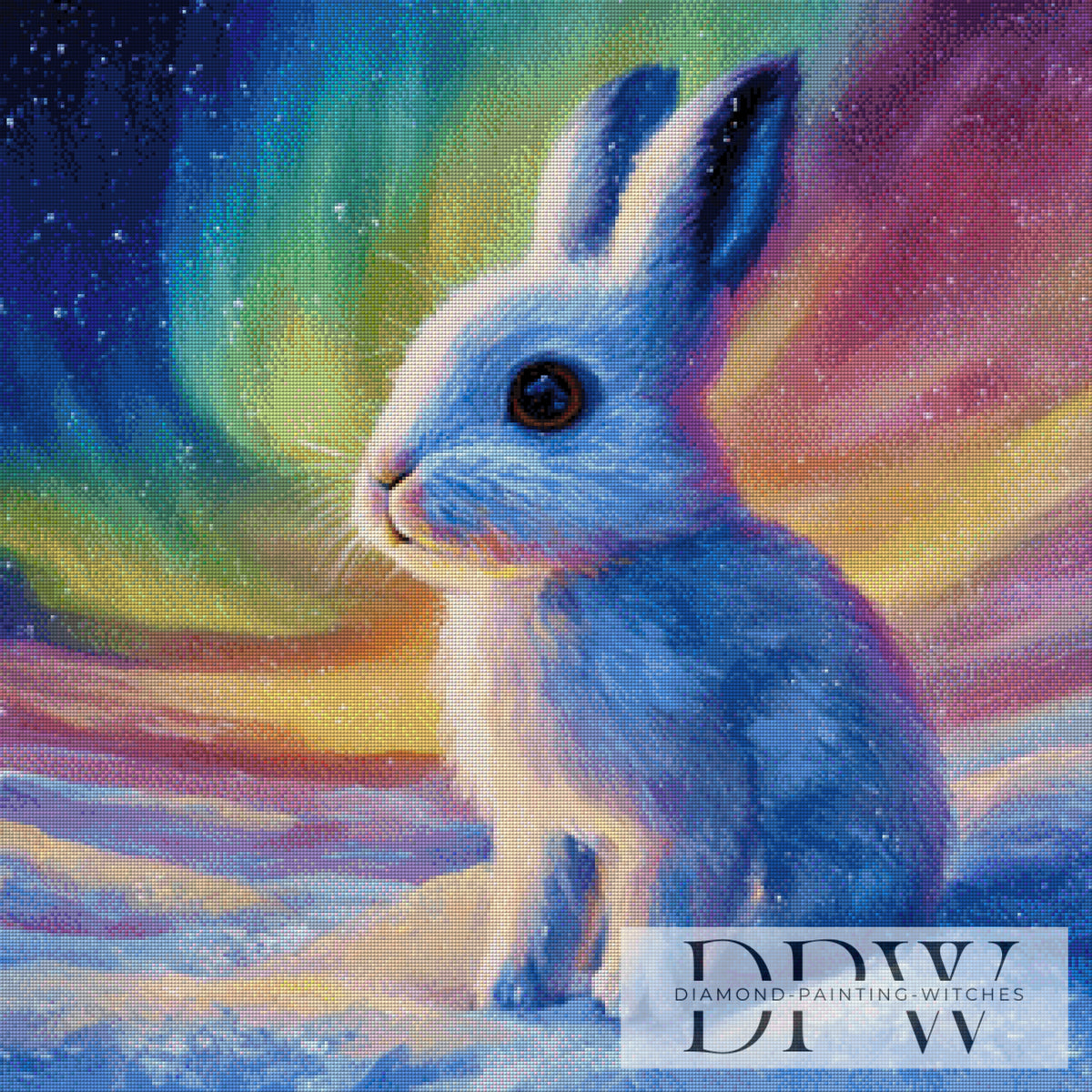 ホッキョクウサギ by Luna 80x80cm 210色