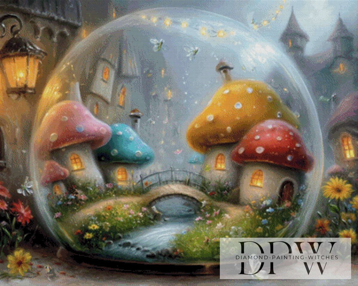 Little Mushroom World by Elly_A.I with 240 colors