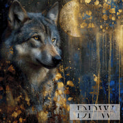 Fullmoon Wolf by Elly_A.I. mit 140 Farben