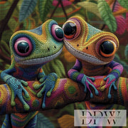 Penny & Emil by Elly_A.I. mit 300 Farben
