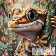 Goldiger Gecko by Lisa Morgan mit 260 Farben