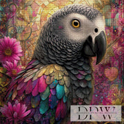 Graupapagei by CreatiVart mit 290 Farben