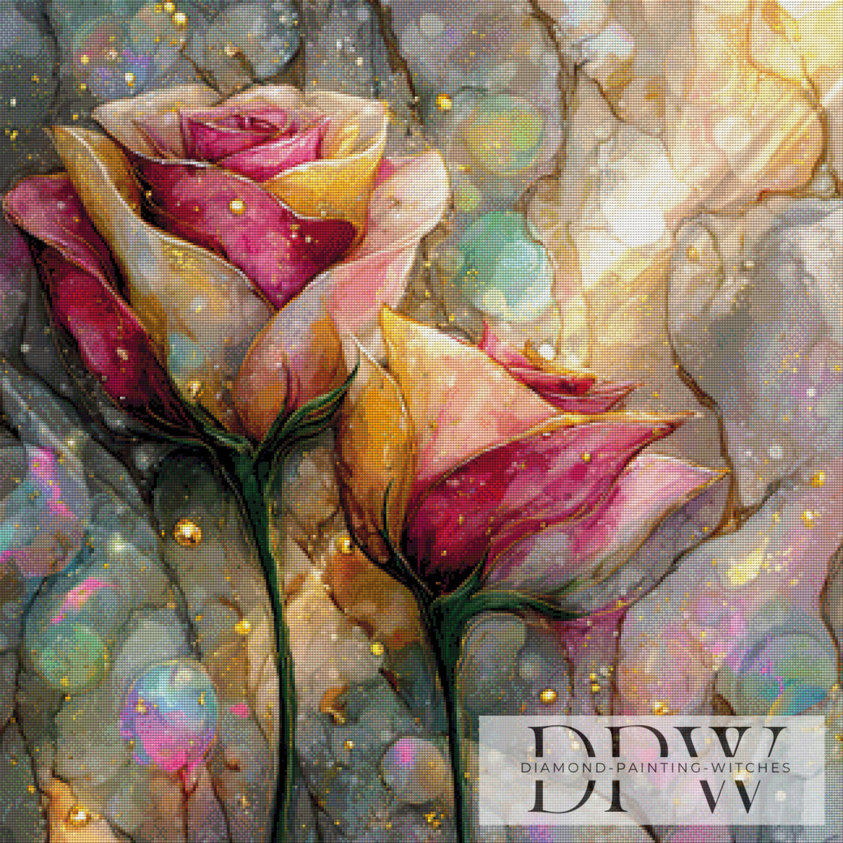 Colorful Roses by CreatiVart（320色）