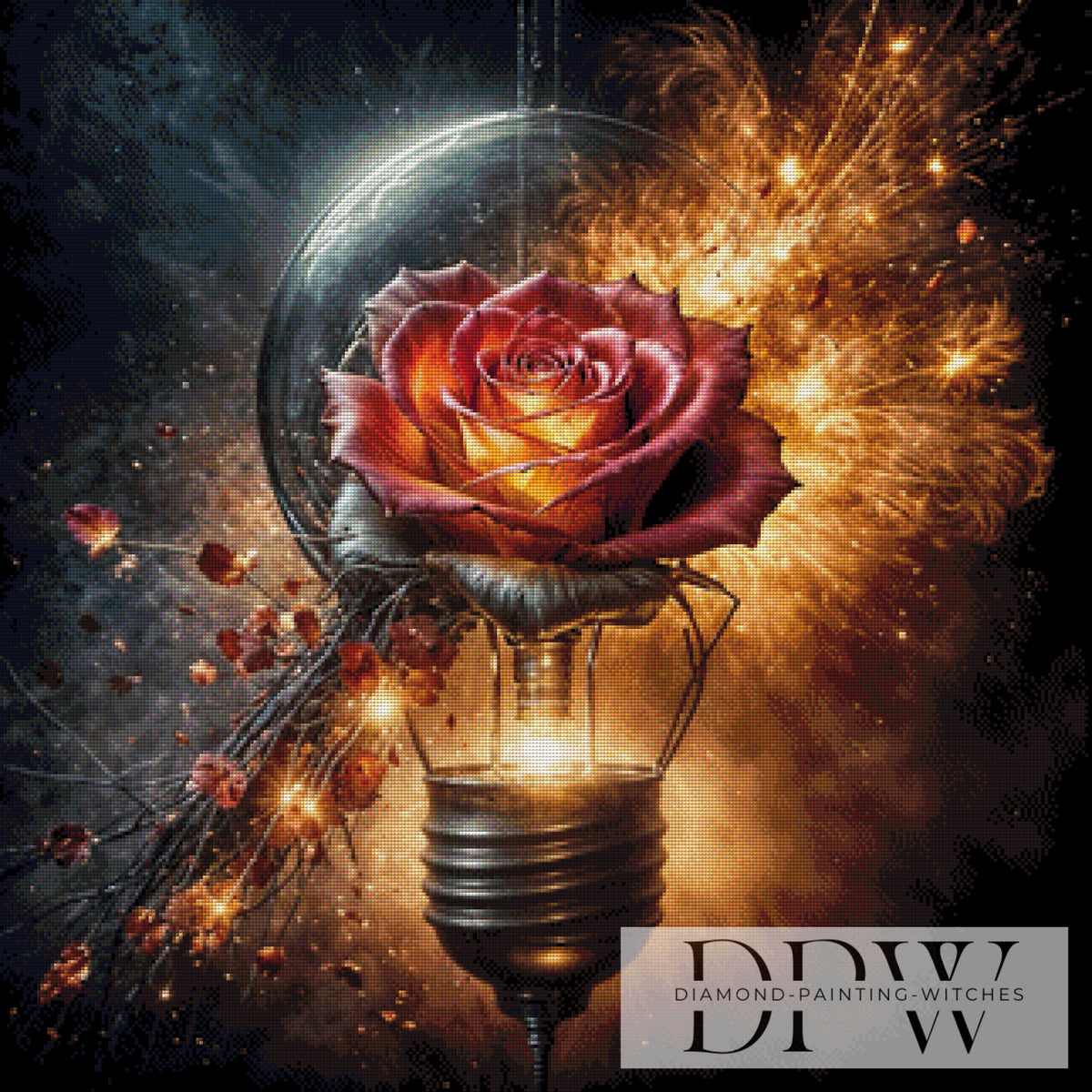 Exploding rose by Pixxel Pics mit 200 Farben
