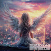 The Angel of Dusk by ellufija with 175 colors