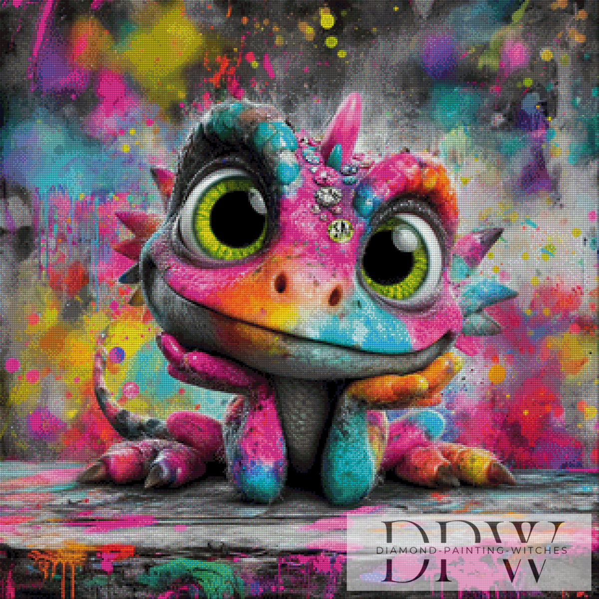 Baby Dragon by Catill with 380 colors