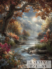 Autumn Idyll by ellufija with 195 colors