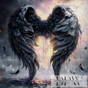 Black wings by ellufija with 165 colors