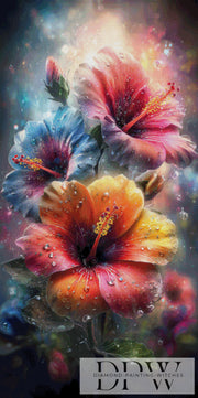 Tropical Hibiscus by ellufija with 360 colors