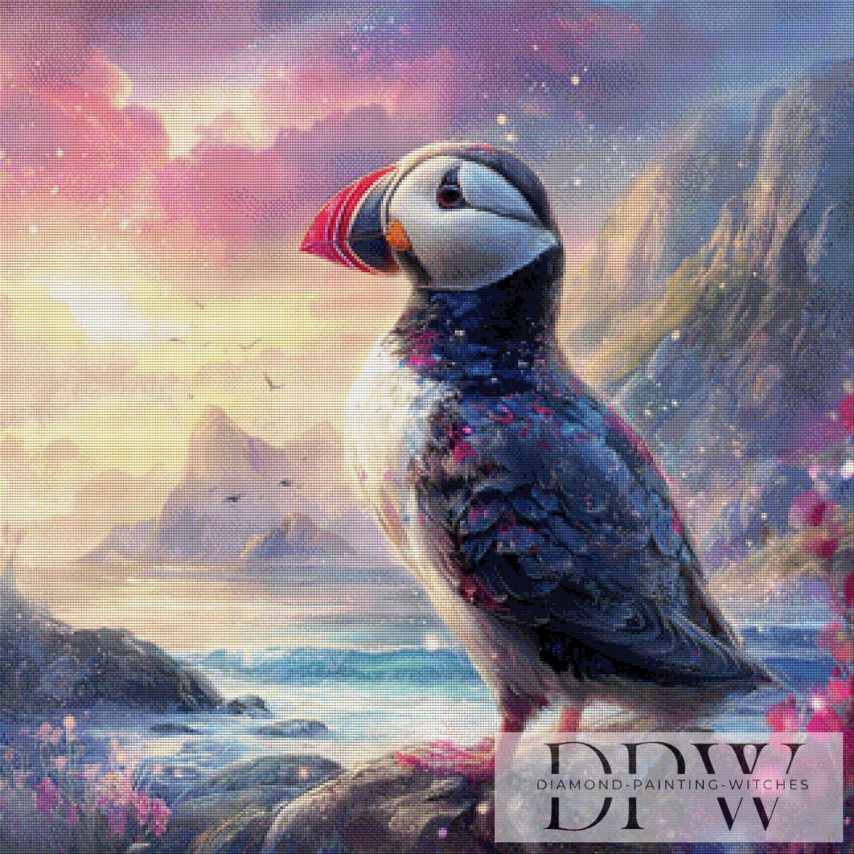 Puffin by ellufija with 220 colors