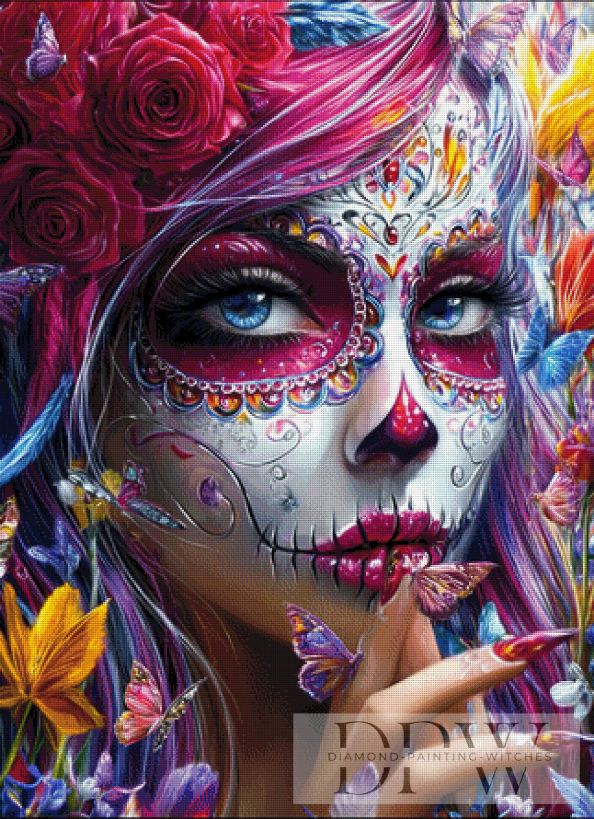 Butterfly Muerta by Sunshine with 350 colors