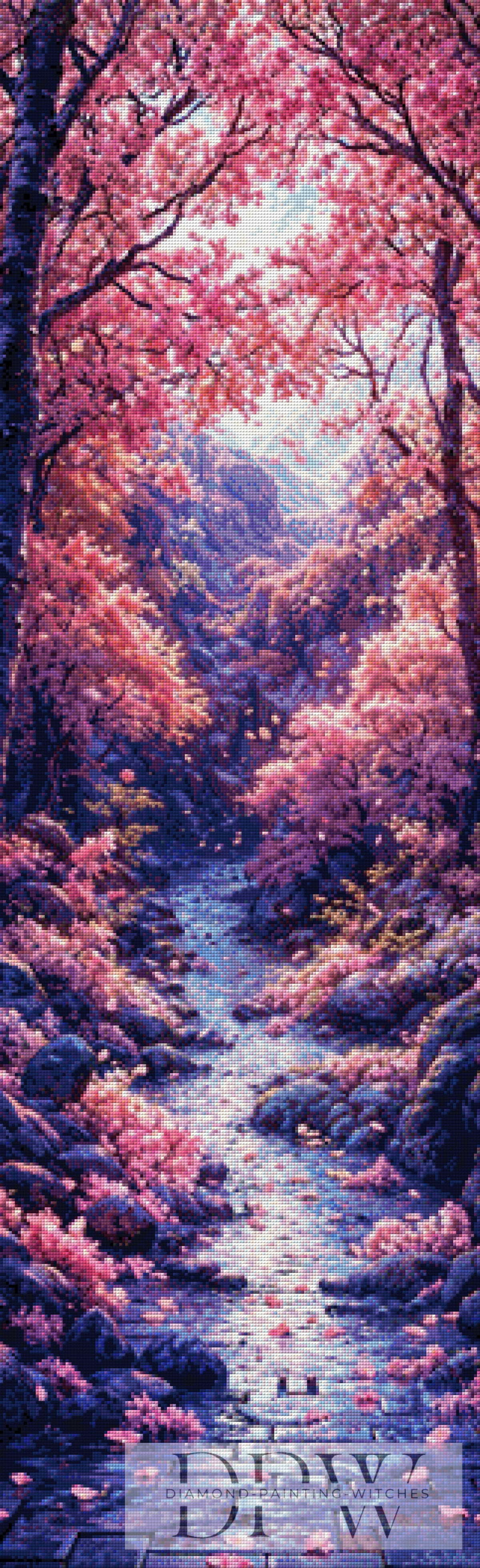 Pixxel Pics作「チェリーブロッサム・パス（桜の小道）」170色
