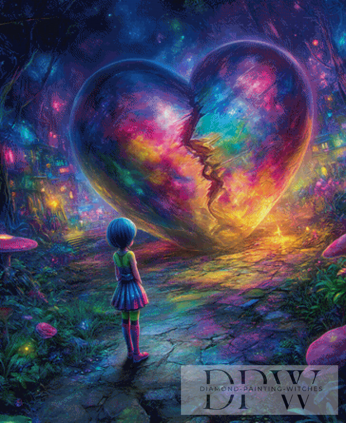 Where do broken hearts go by Morrigan with 280 colors