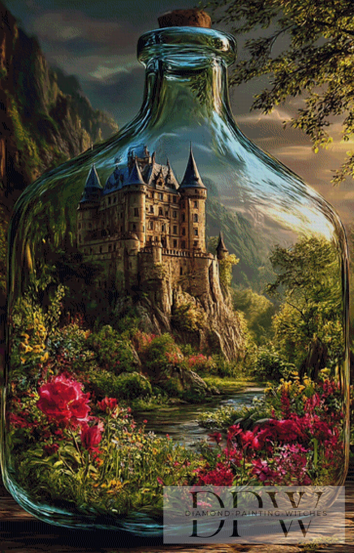 『Castle in a Bottle』(Morrigan作、290色)