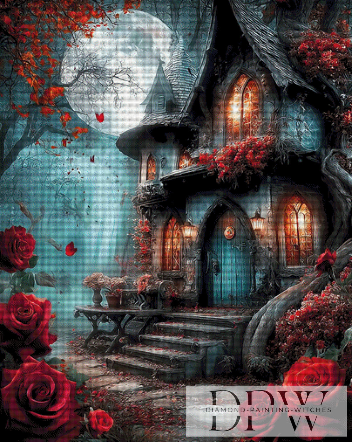 The Witch's House by Elly_A.I with 250 colors