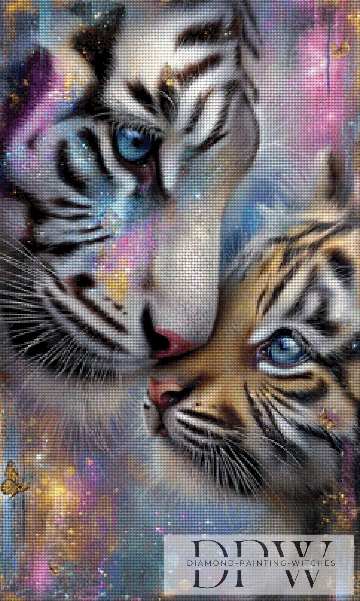 Cuddle Tiger by Elly_A.I with 200 colors