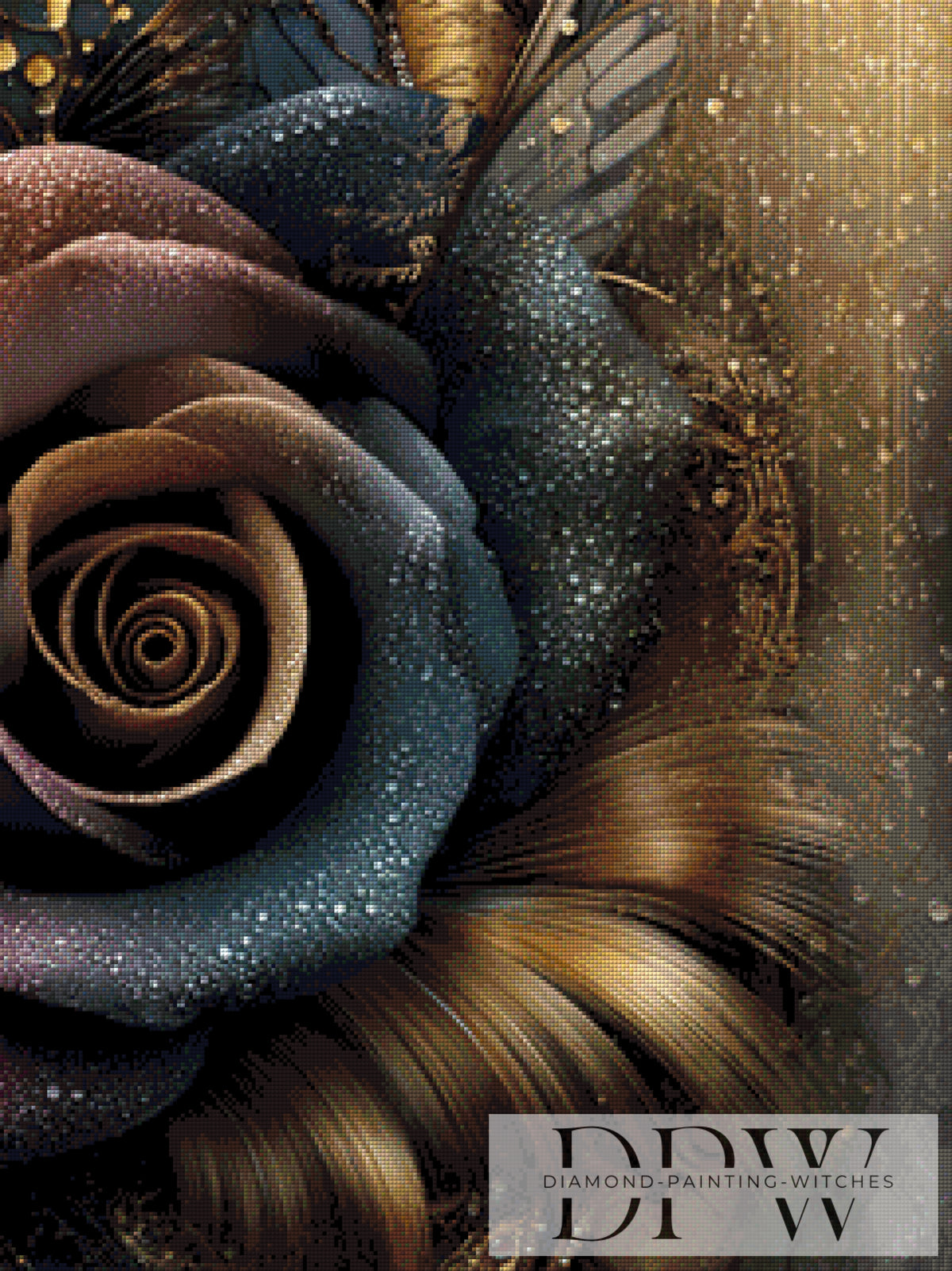 Golden Rose by Elly_A.I with 130 colors