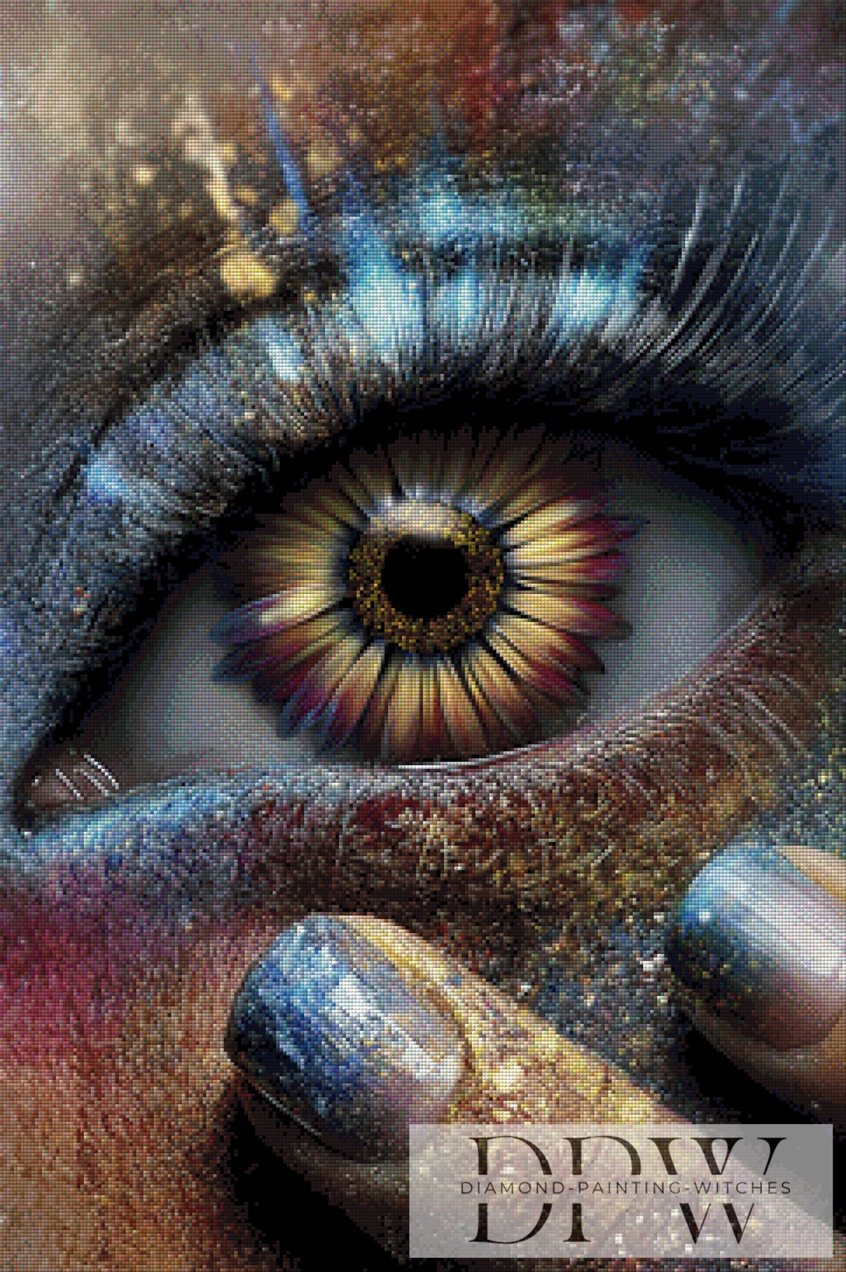 Daisy eye by theA.art with 200 colors