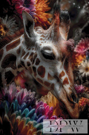 Gundula Giraffe by theA.art with 210 colors