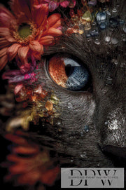 theA.artによる「花の猫」、190色使用