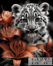 Leo loves lilies by theA.art with 120 colors