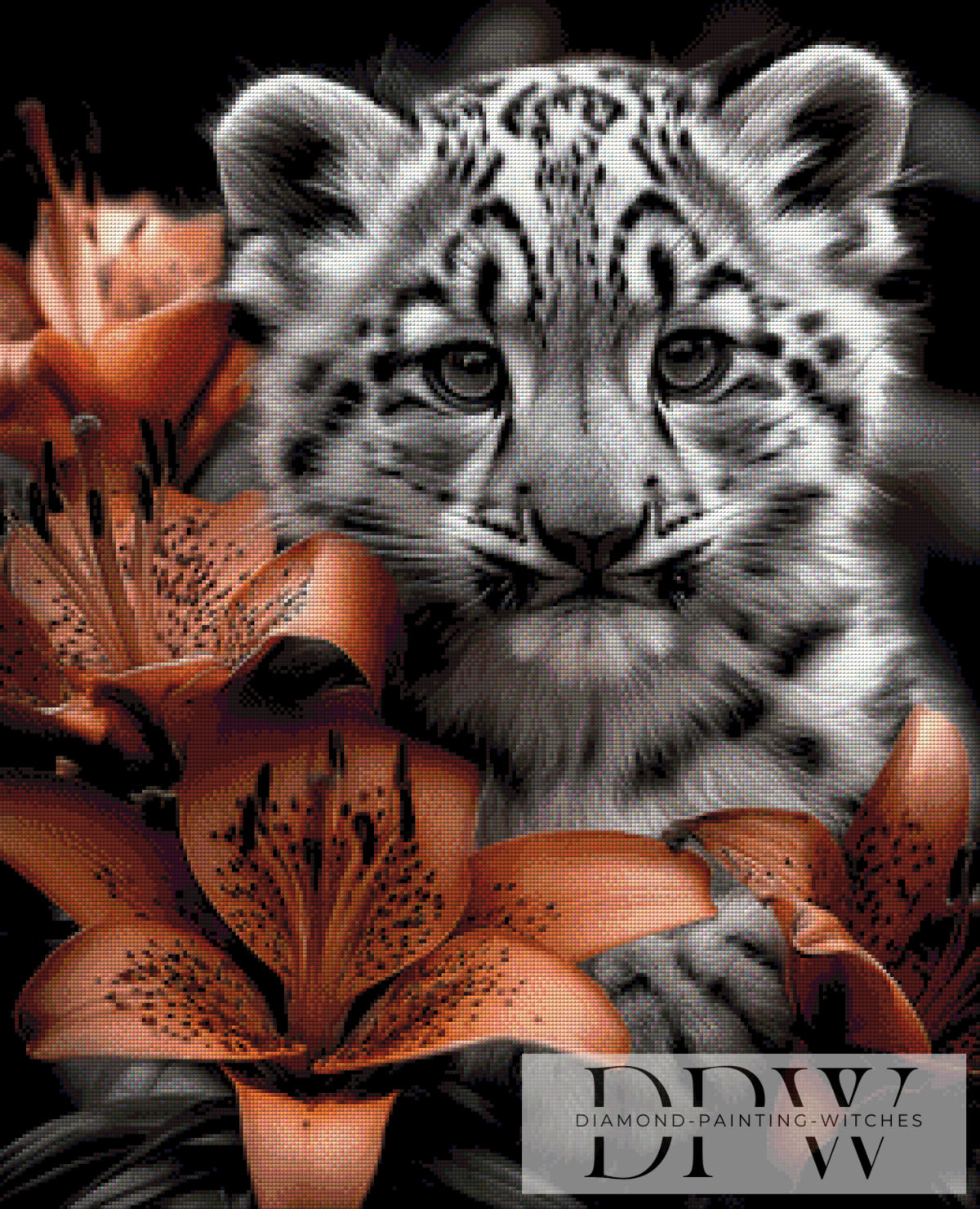 Leo liebt Lilien by theA.art mit 120 Farben
