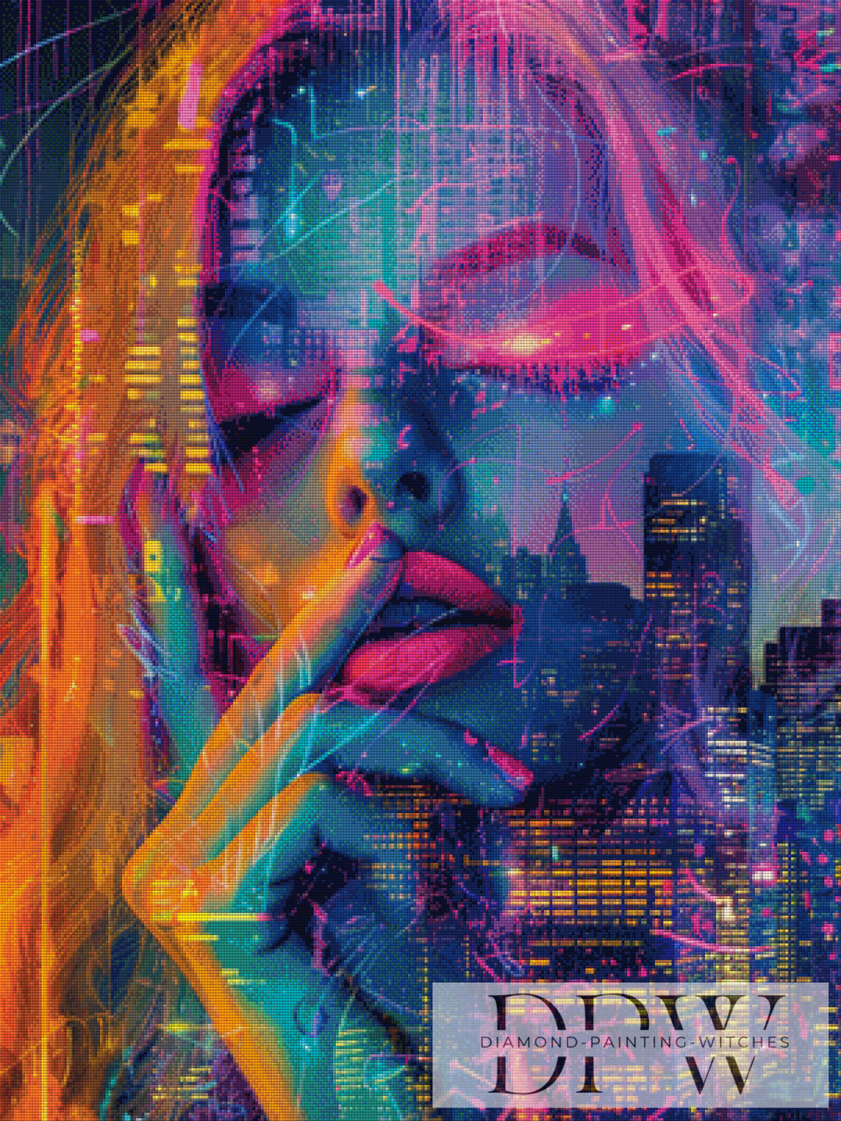 Neon Dreamer by theA.art with 300 colors