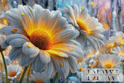 CreatiVartによる「Weiße Blumen I」、270色使用