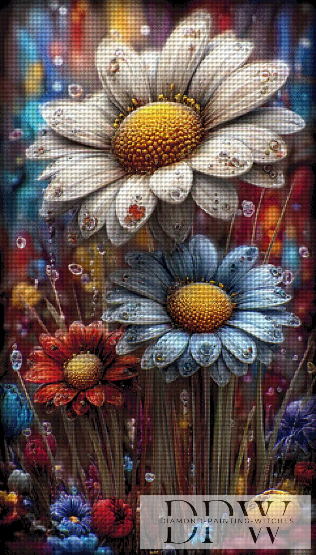 CreatiVartによるBunte Blümchen（カラフルな小花）、290色