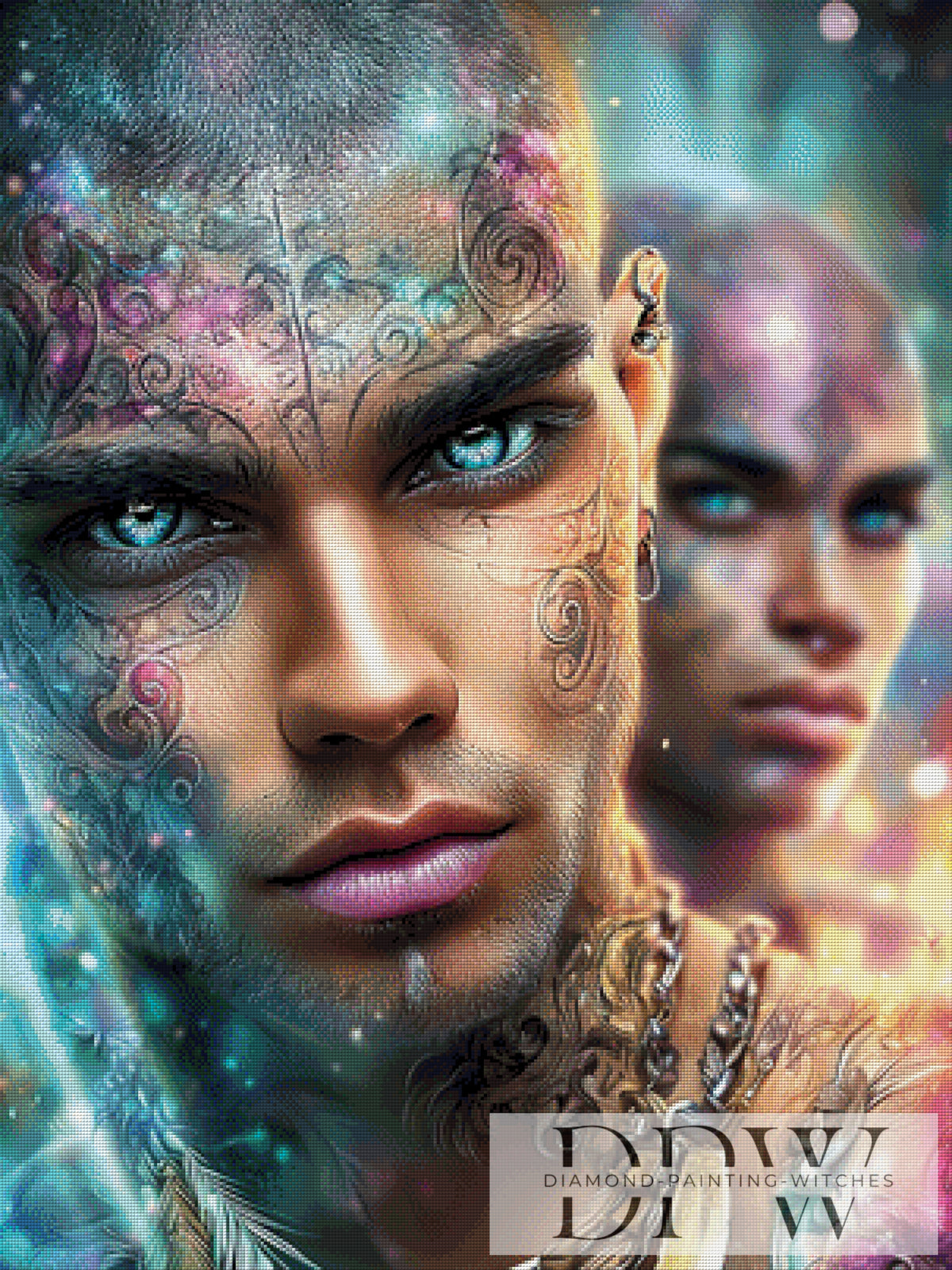 Galaxy Bros by Elly_A.I. mit 280 Farben