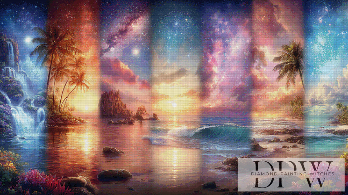 Striped Horizon by ellufija with 350 colors