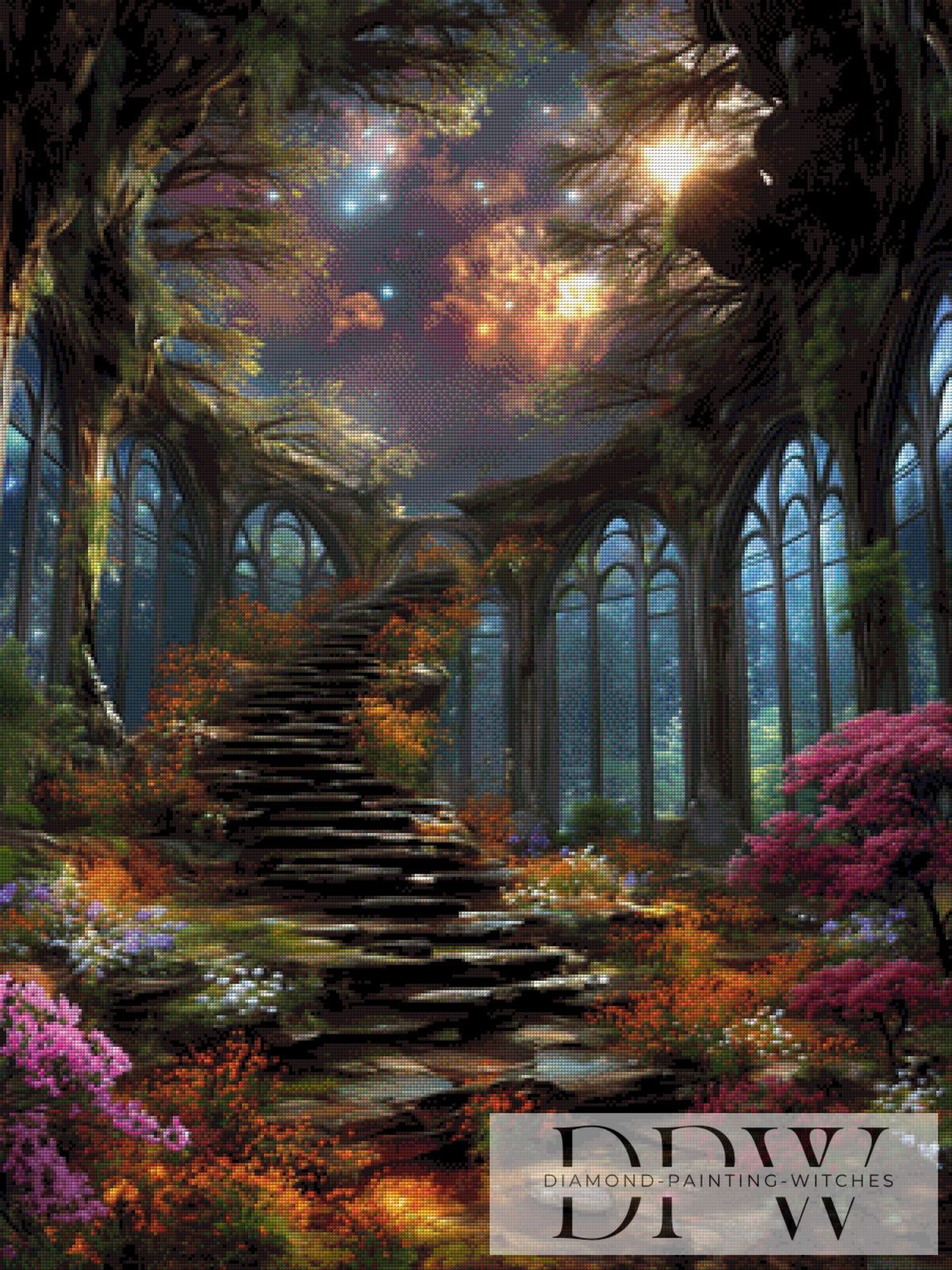 Lost Steintreppe by QN mit 270 Farben