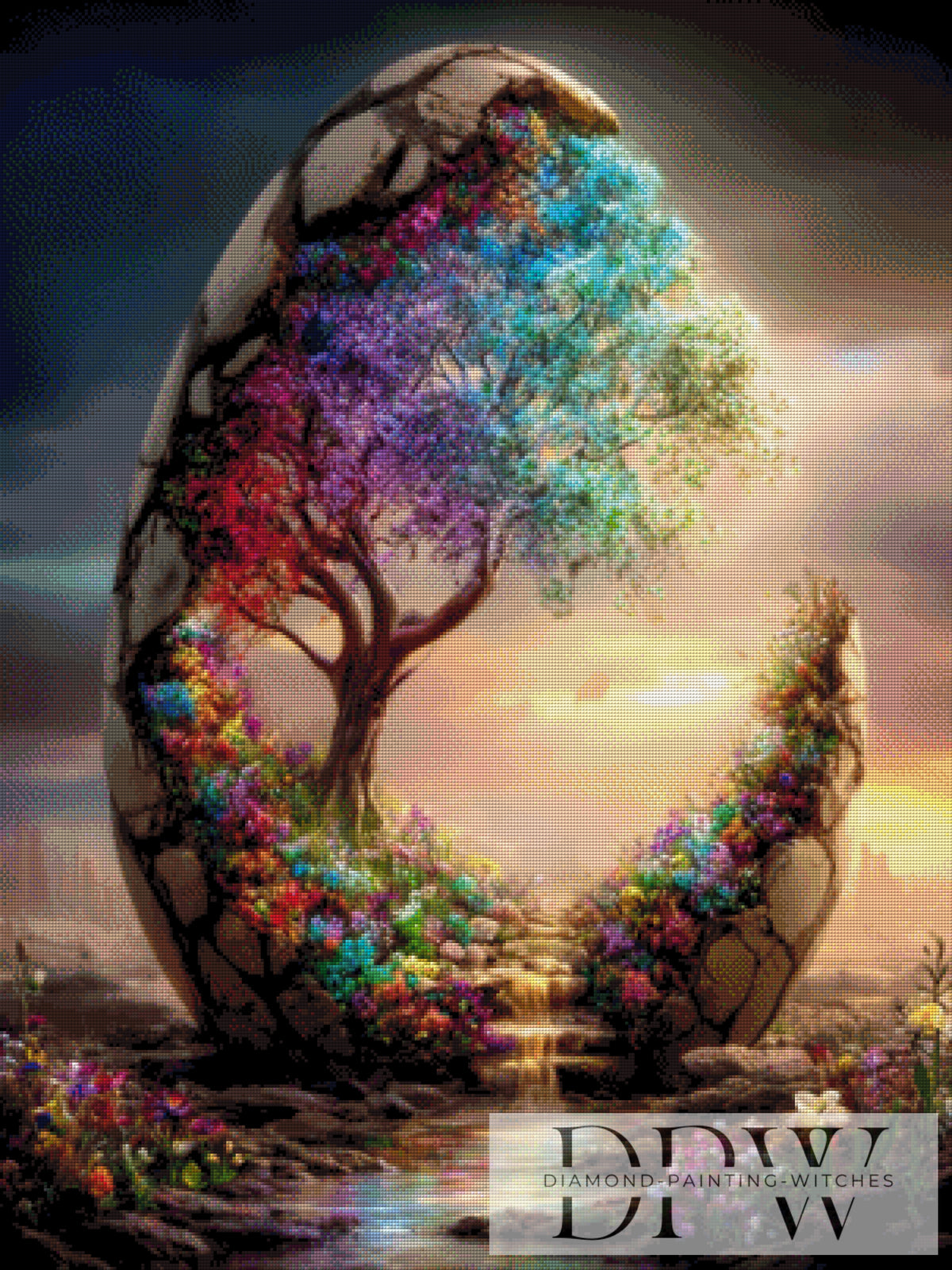 Magischer Baum by QN mit 330 Farben