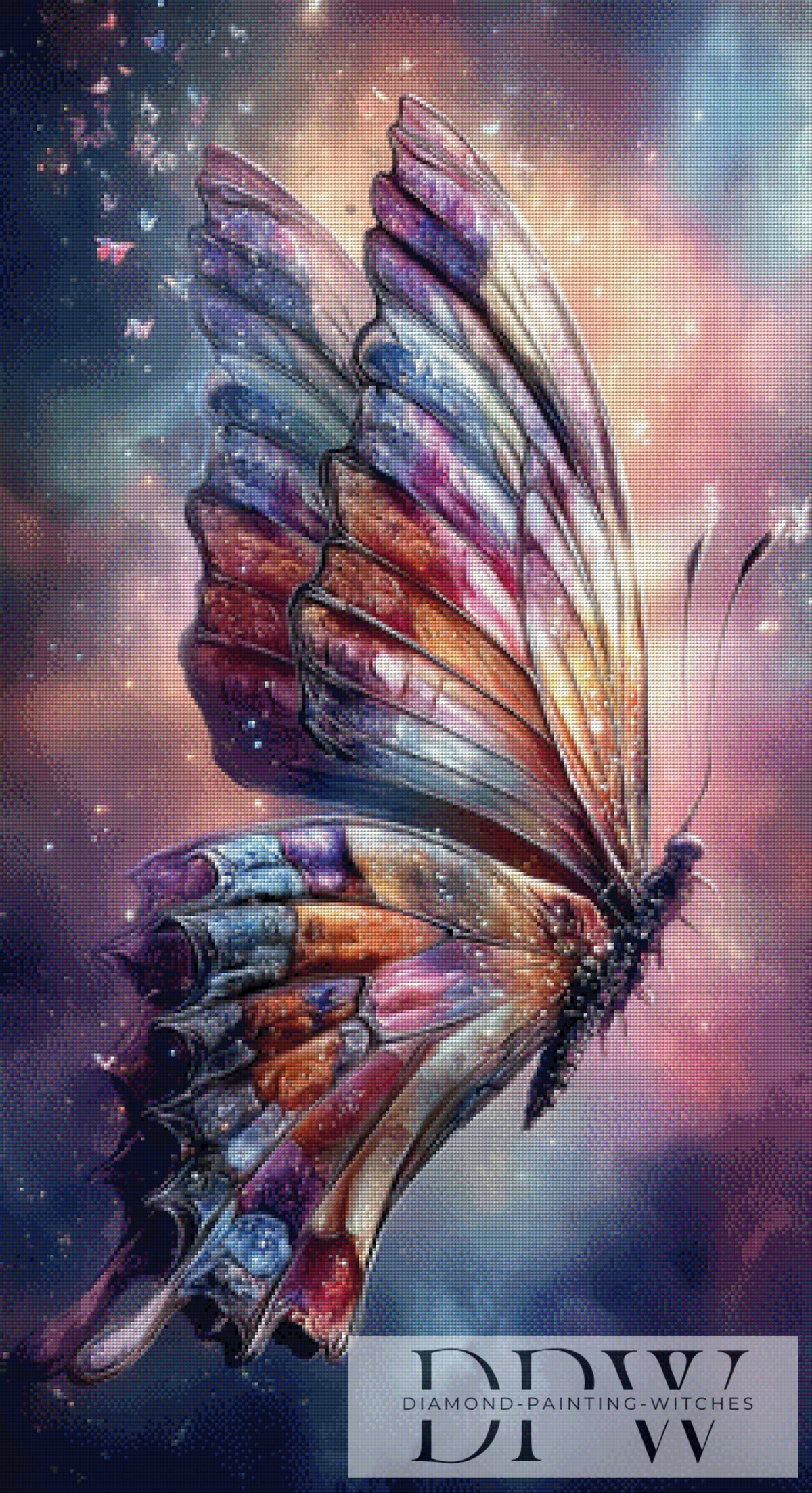 Colorful butterfly by ellufija with 230 colors