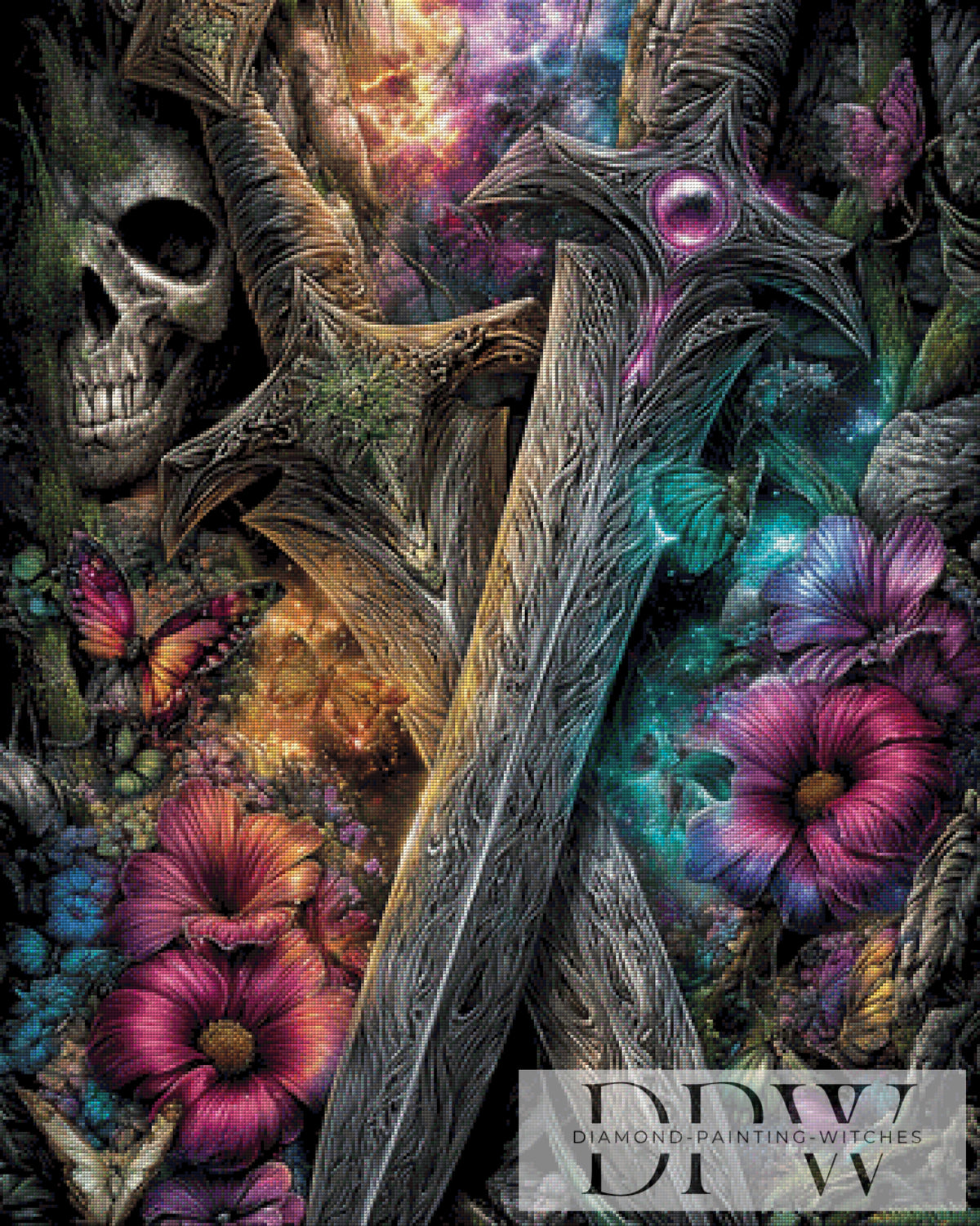 Crossed Swords（Sweet_Loco_AI作）、270色使用