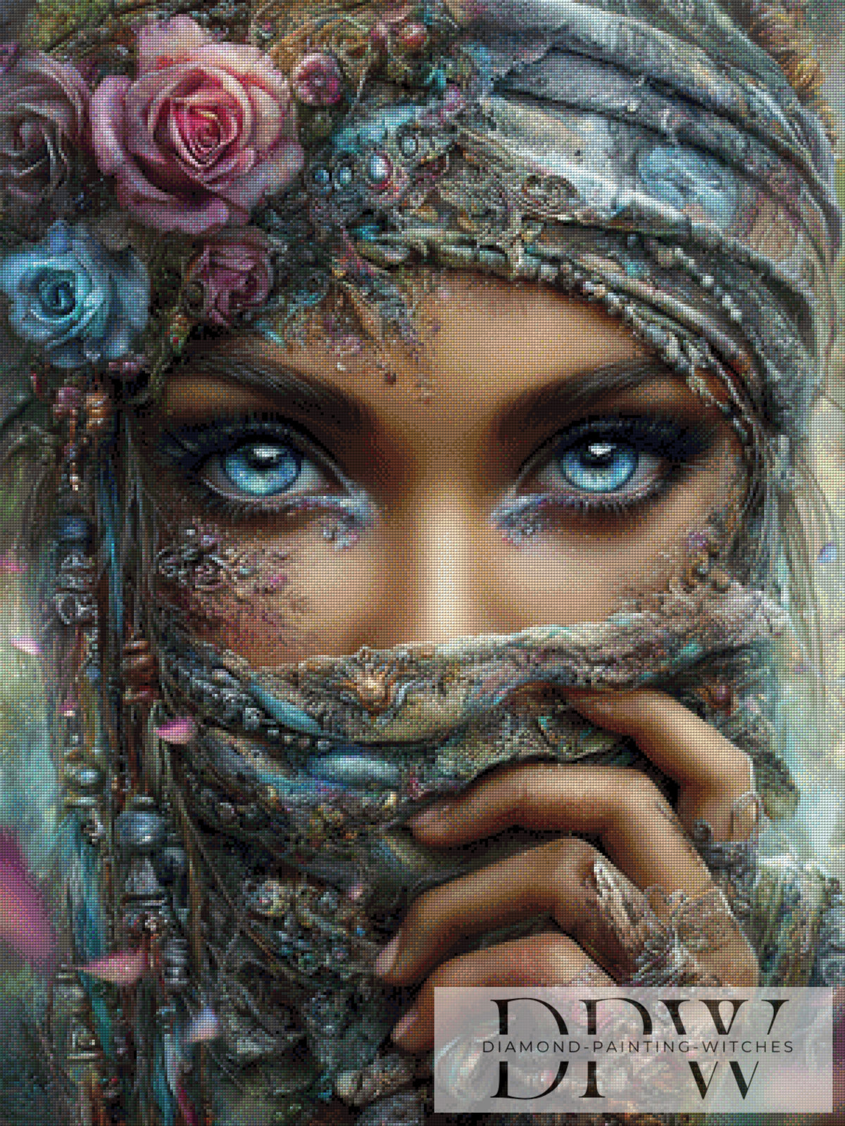 Gaze of Eternity by Elly_A.I with 222 colors