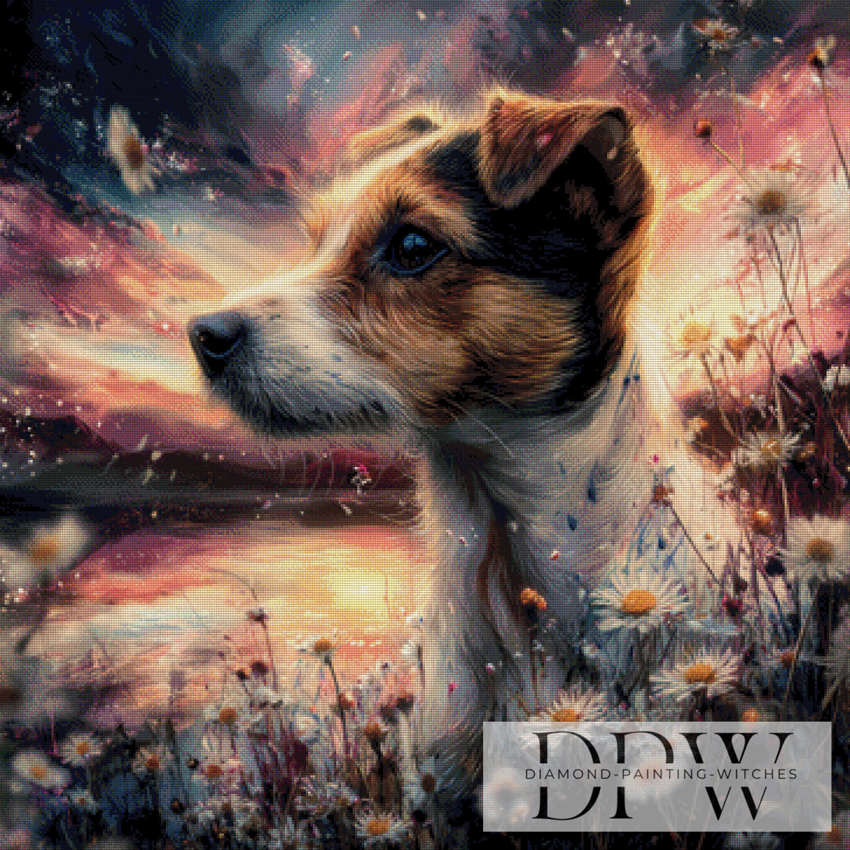 Jack Russell I by ellufija with 185 colors