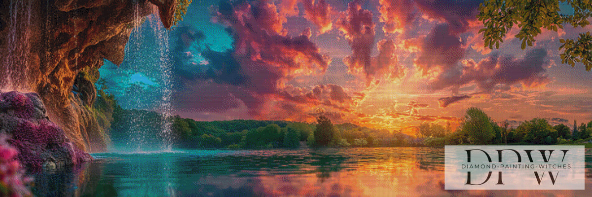 Sommer Fjord by theA.art mit 240 Farben