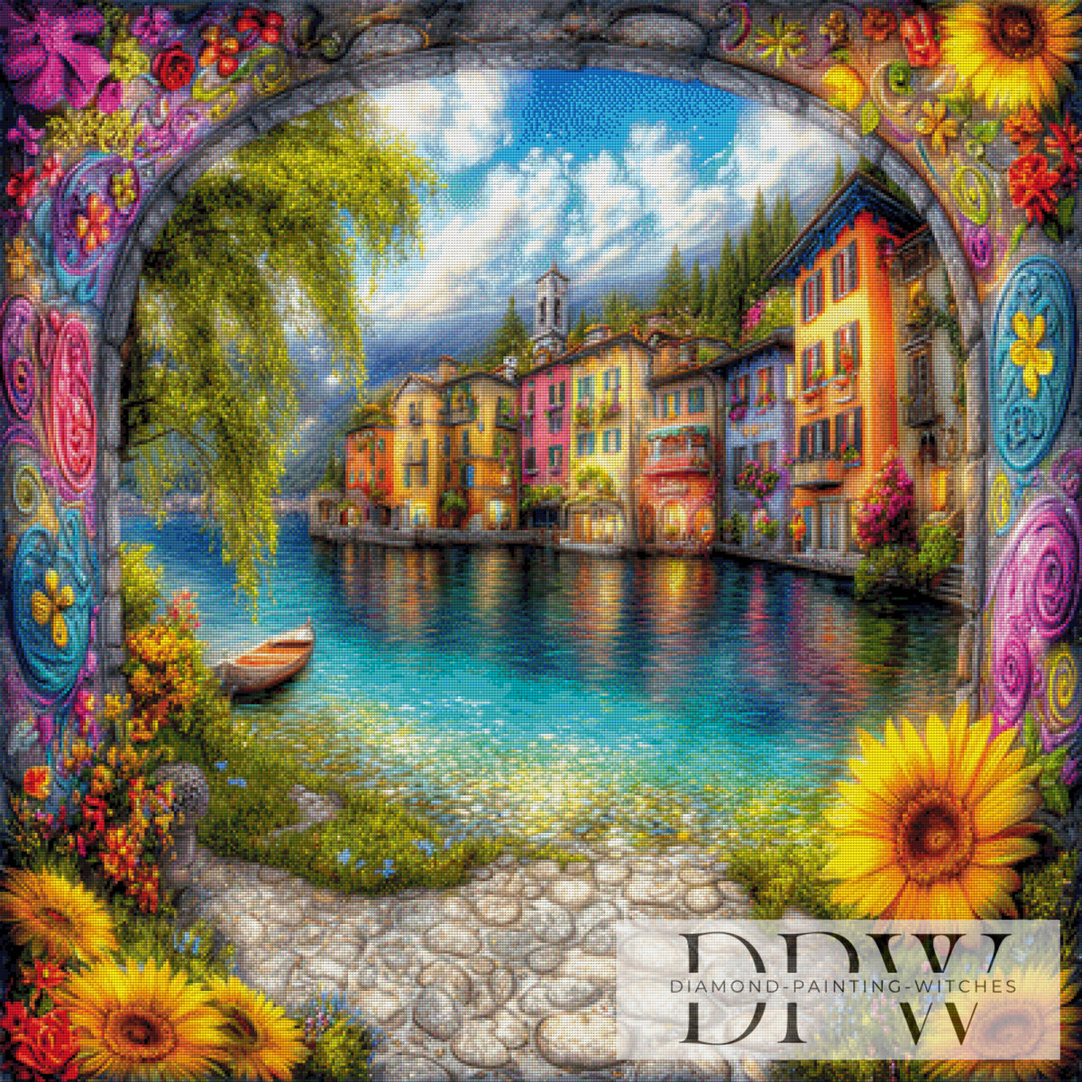 Kunterbunte Stadt by CreatiVart mit 400 Farben