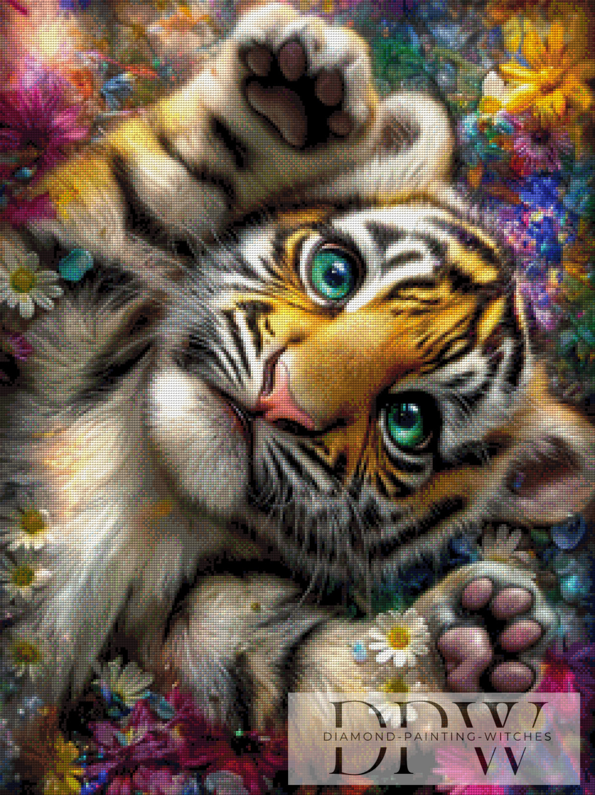 Spieltiger by CreatiVart with 280 colors