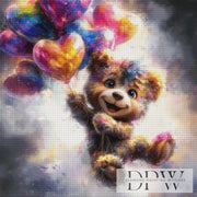 Flying Teddy by ellufija with 270 colors