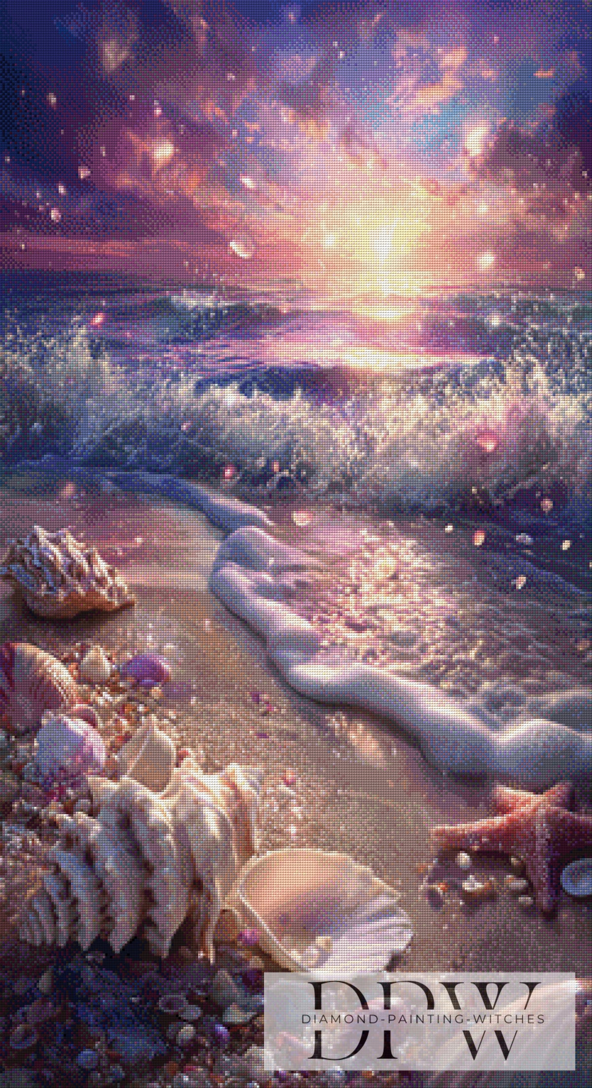 On the Beach by ellufija with 175 colors