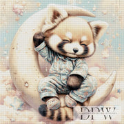 Pyjama Panda by Lisa Morgan with 135 colors