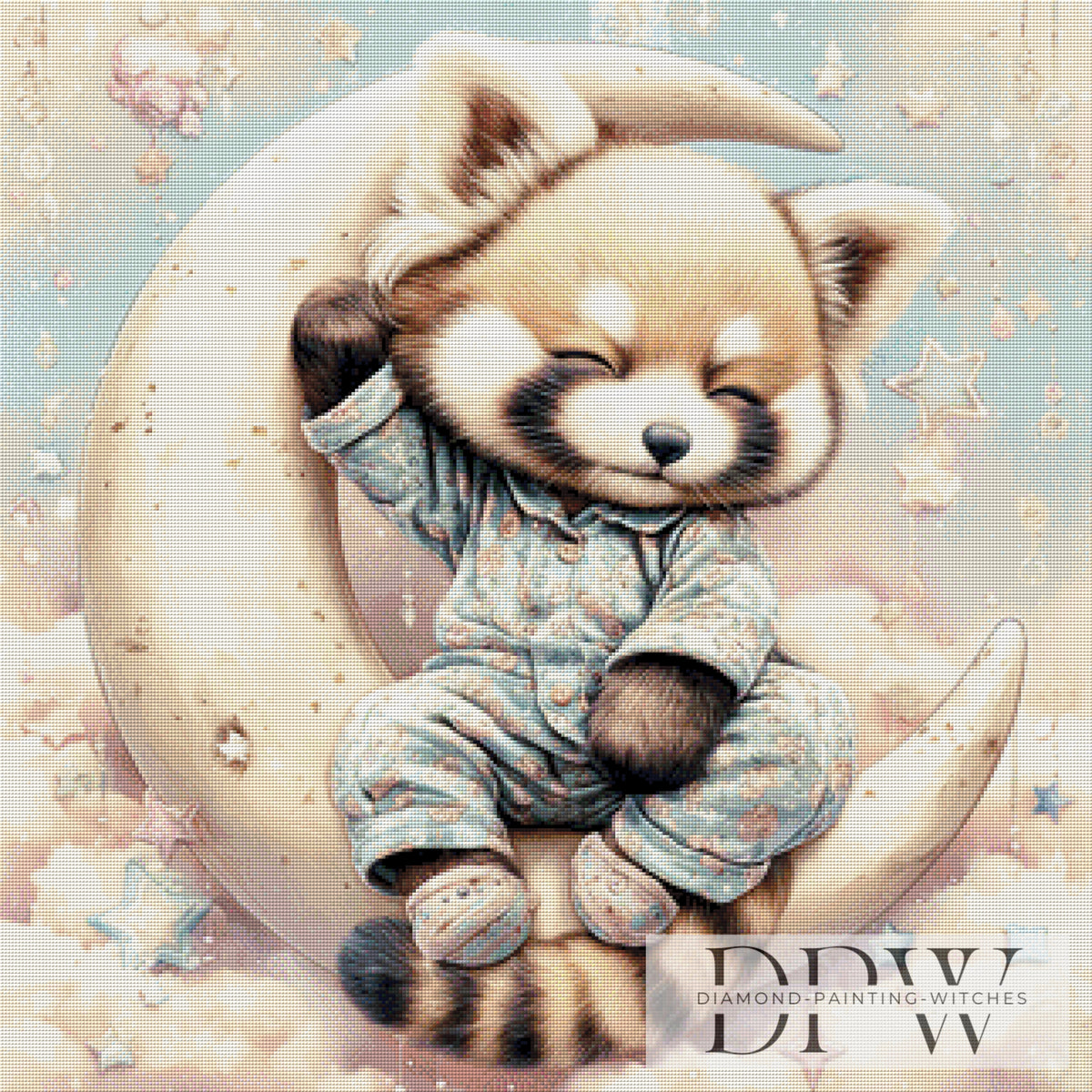 Pyjama Panda by Lisa Morgan mit 135 Farben