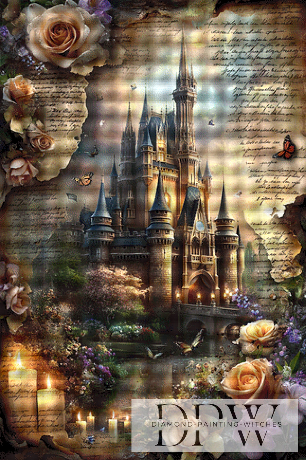Vintage Castle by ellufija with 240 colors