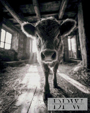 In the cow shed Anno 1890 by ellufija with 50 colors