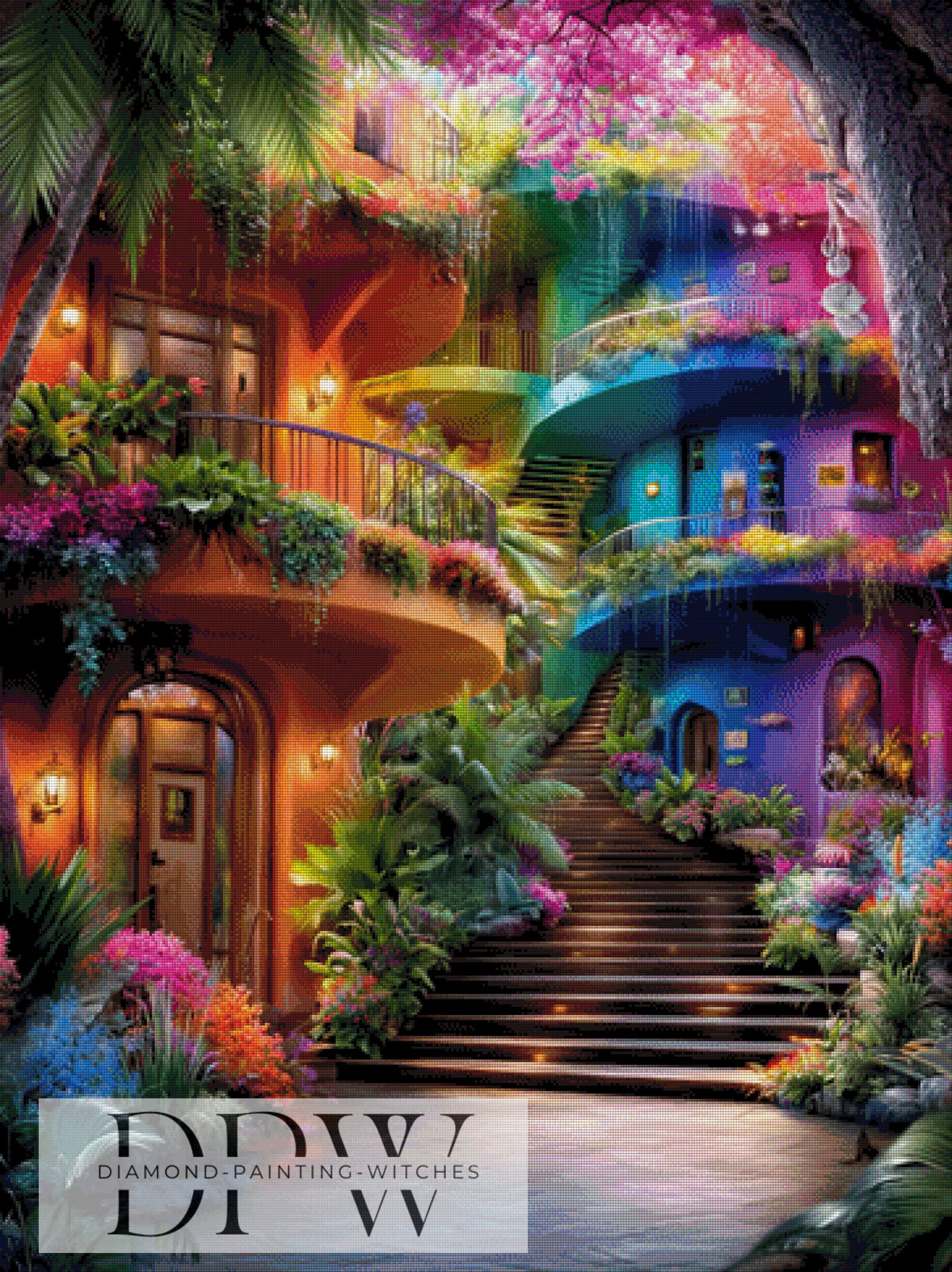 Rainbow Hall II by QN with 410 colors