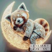 Sleeping Panda by Lisa Morgan mit 150 Farben